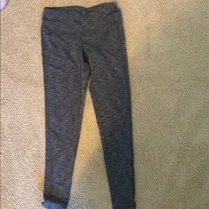 athleta heathered grey leggings
